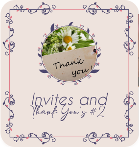 Invites and Thank You’s #2