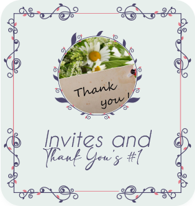 Invites and Thank You’s #1